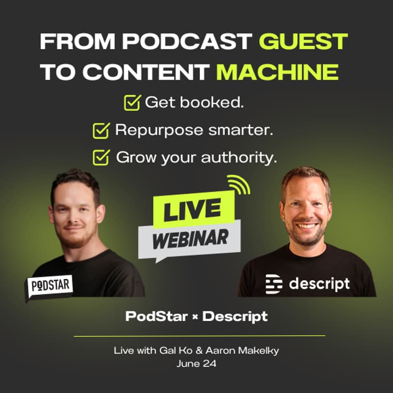 Cover Image for From Podcast Guest to Content Machine