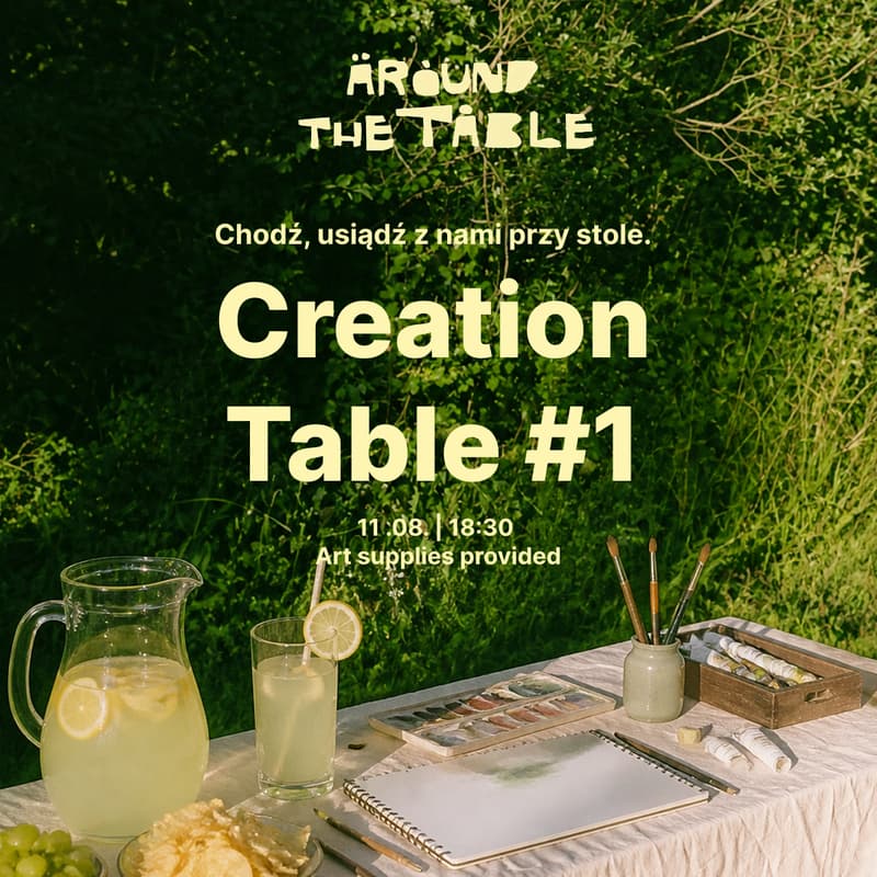 Cover Image for Creation Table #1: Social Gathering Around The Table | Create. Connect. Slow Down.