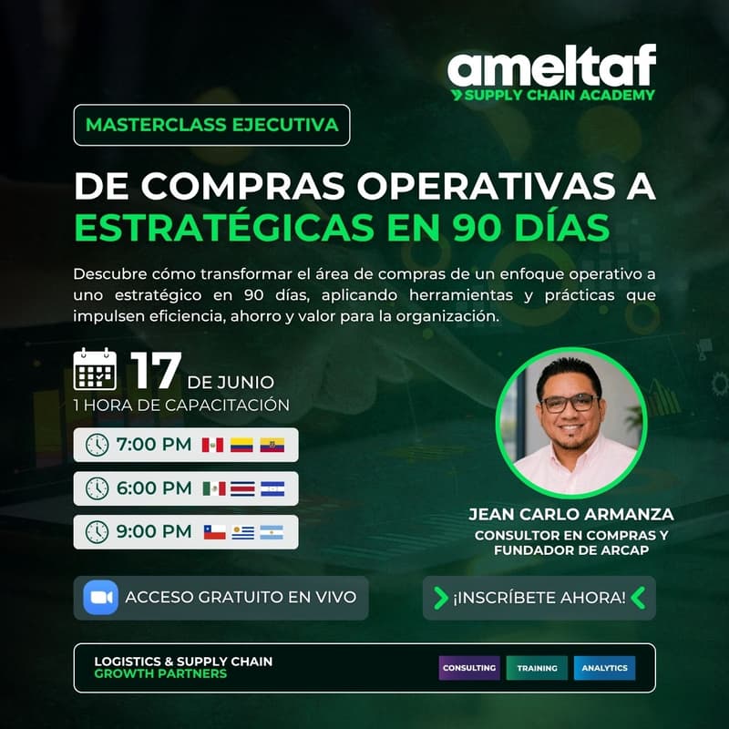 Cover Image for De Compras Operativas a Estratégicas en 90 días.