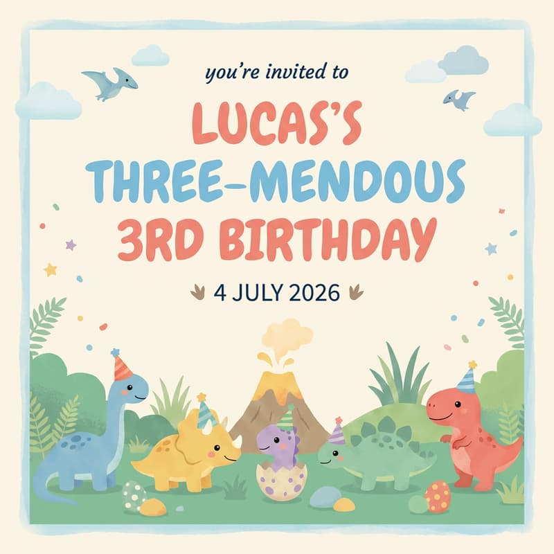 Cover Image for Lucas's Three-Mendous Birthday
