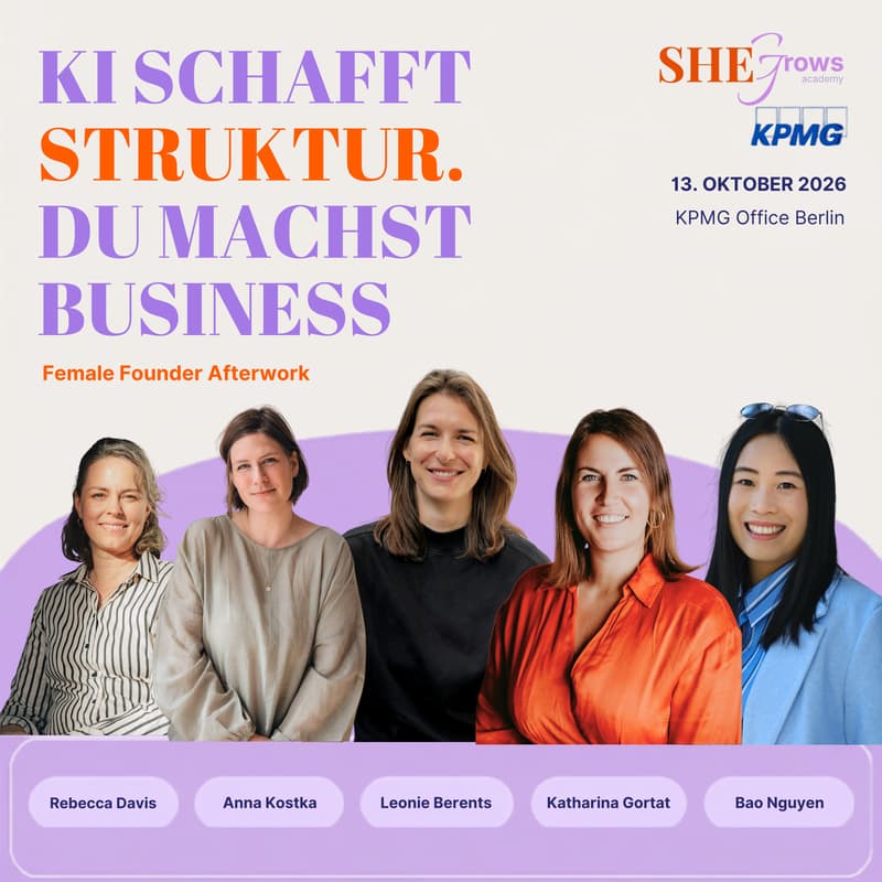 Cover Image for Female Founders: KI strukturiert dein Unternehmen – du konzentrierst dich aufs Business