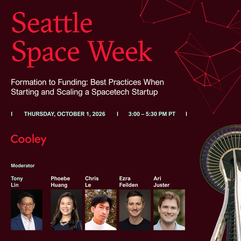Cover Image for Formation to Funding: Best Practices when Starting and Scaling a Spacetech Startup