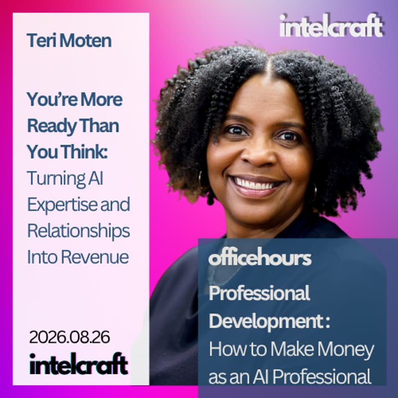 Cover Image for [officehours 52] You’re More Ready Than You Think: Turning AI Expertise and Relationships Into Revenue