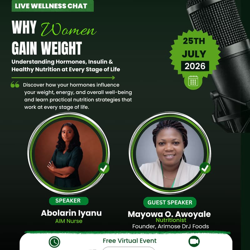 Cover Image for JULY EDITION OF LIVE WELLNESS CHAT