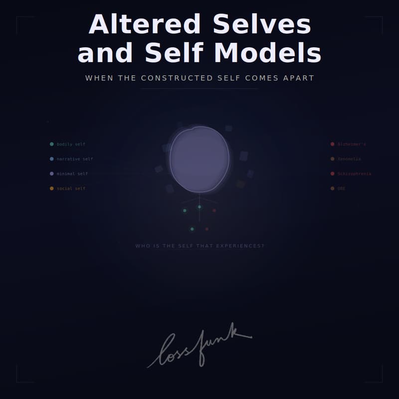 Cover Image for Altered Selves and Self Models
