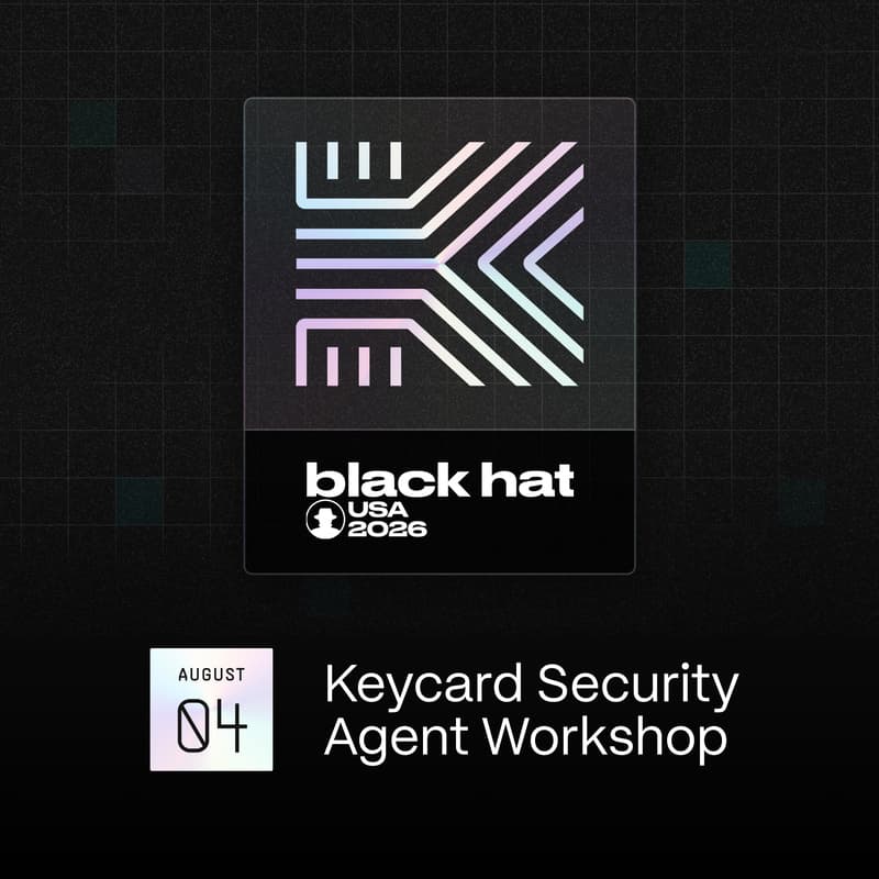 Cover Image for Keycard Security Agent Workshop @ BLACK HAT