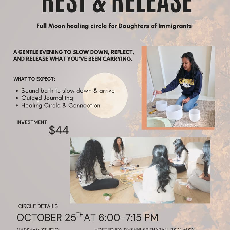 Cover Image for Rest & Release: Full Moon Circle for Daughters of Immigrants