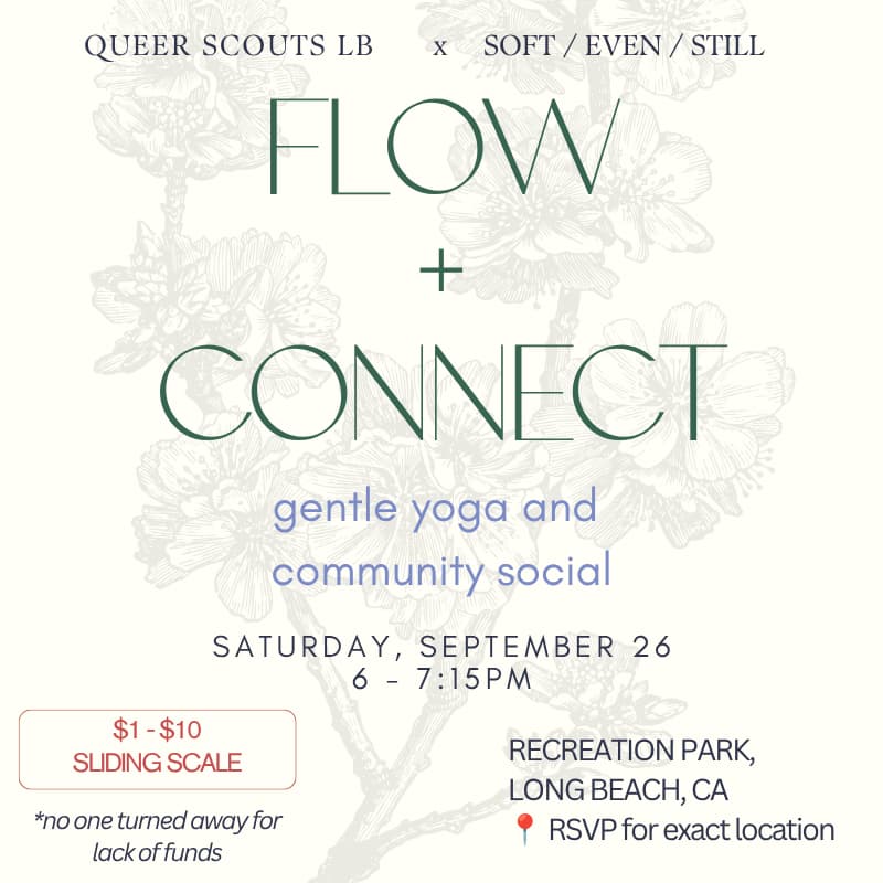 Cover Image for FLOW + CONNECT with Queer Scouts LB