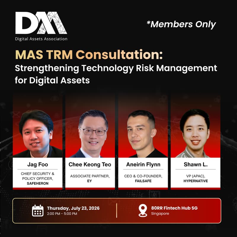 Cover Image for MAS TRM Consultation: Strengthening Technology Risk Management for Digital Assets (Members Only)