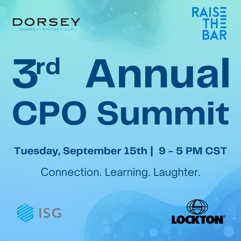Cover Image for 3rd Annual Raise The Bar CPO Summit