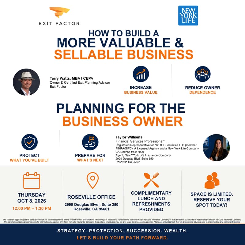 Cover Image for Building a More Valuable Business: Growth, Protection & Exit Strategies