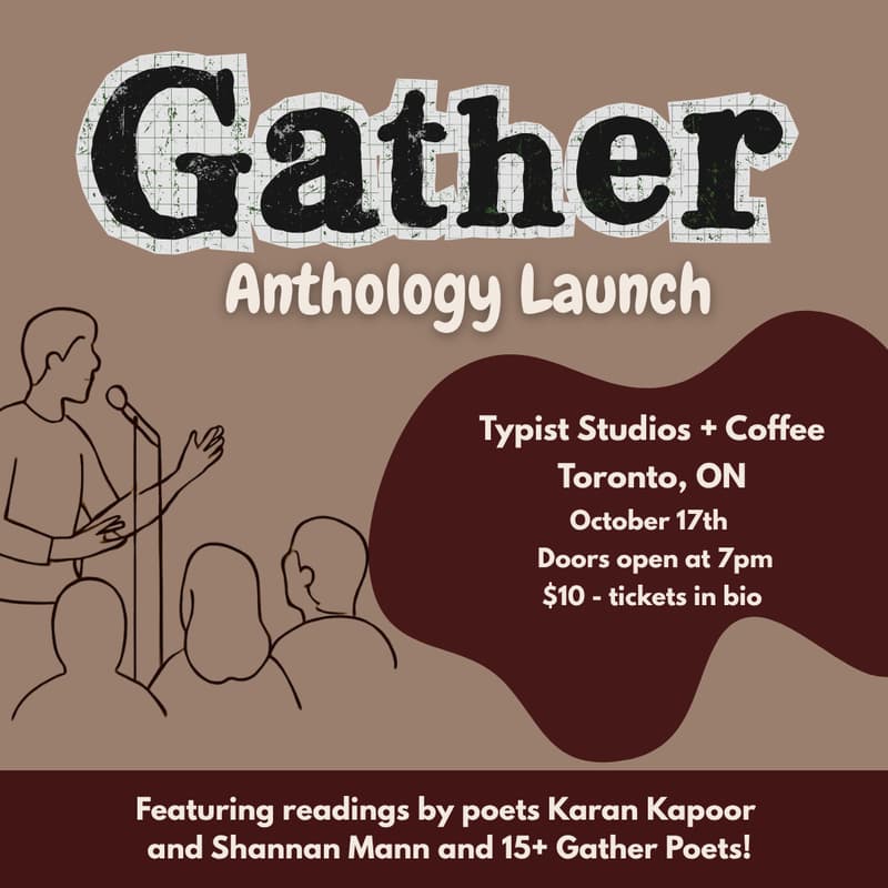 Cover Image for Toronto Gather Anthology Launch + Reading