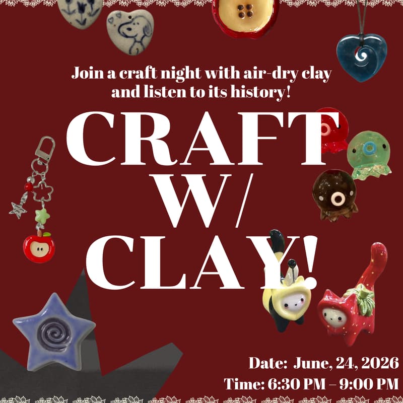 Cover Image for craft w/ clay!