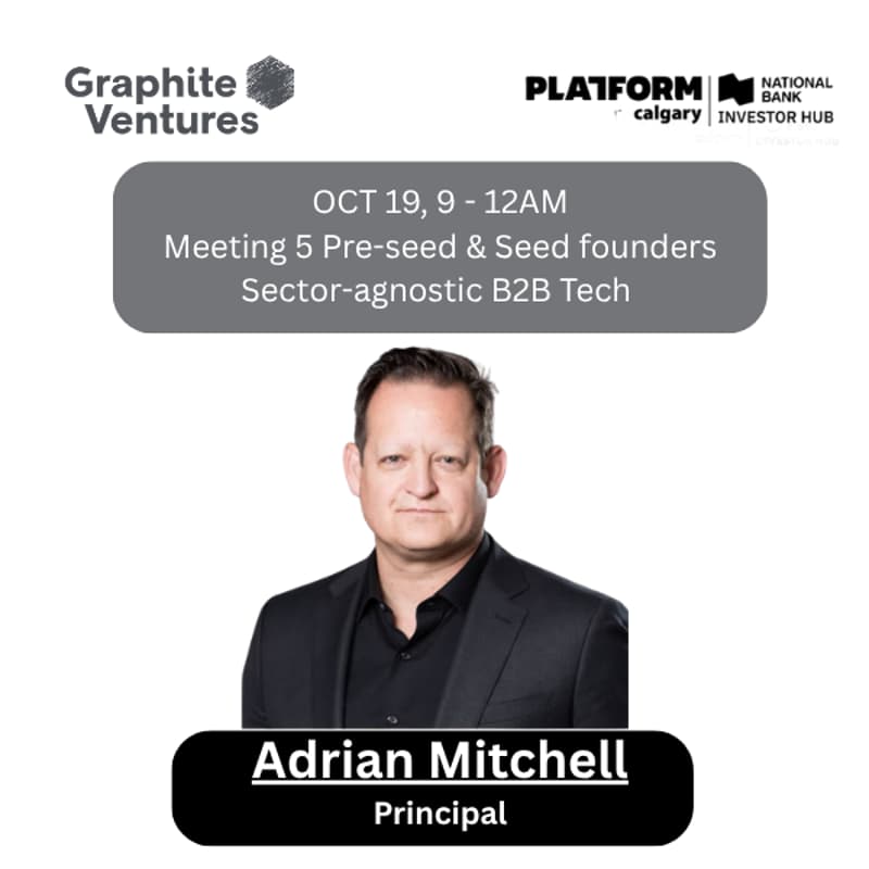 Cover Image for Platform Calgary x Graphite Ventures : Investor Office Hours