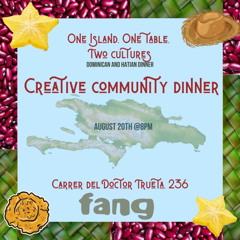 Cover Image for Community Dinner 🅲🅰🆁🆁🅸🅱🅴🅰🅽 🅽🅸🅶🅷🆃
