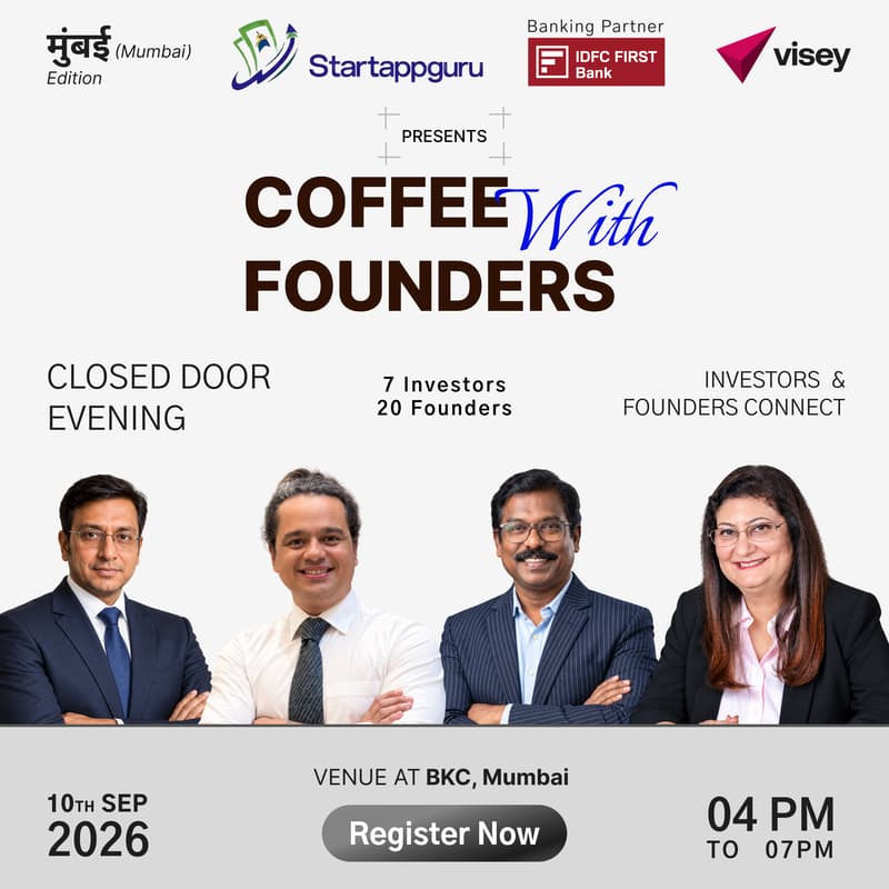 Cover Image for Founders & Investors over Coffee | Mumbai