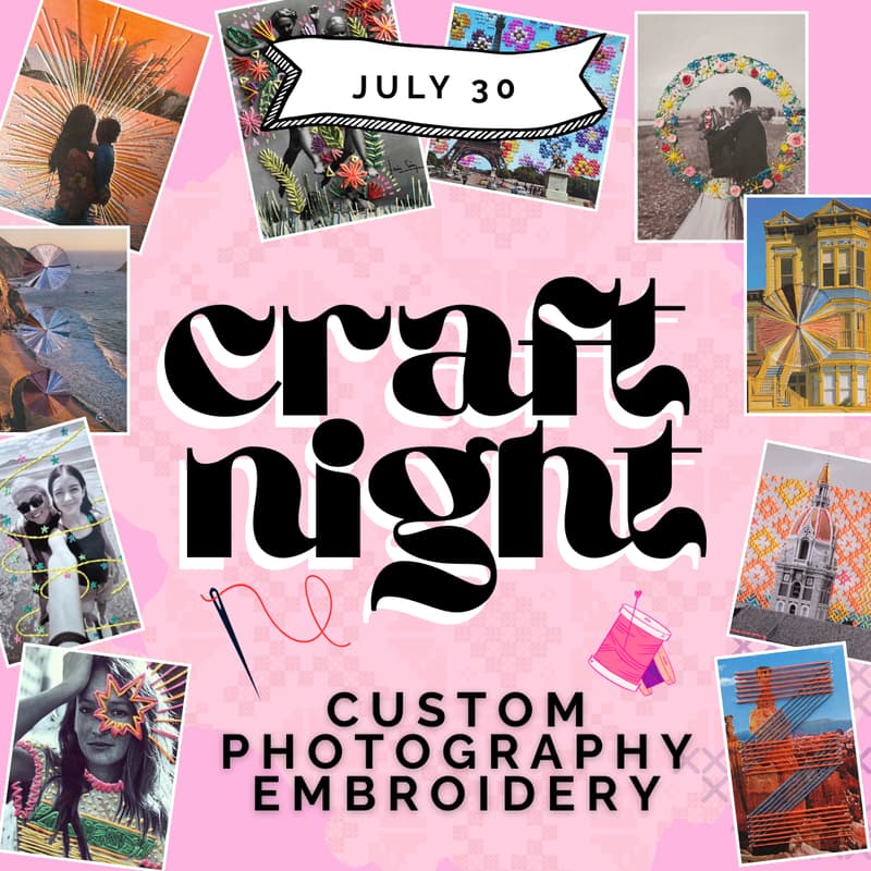 Cover Image for Craft Night | Photography Embroidery