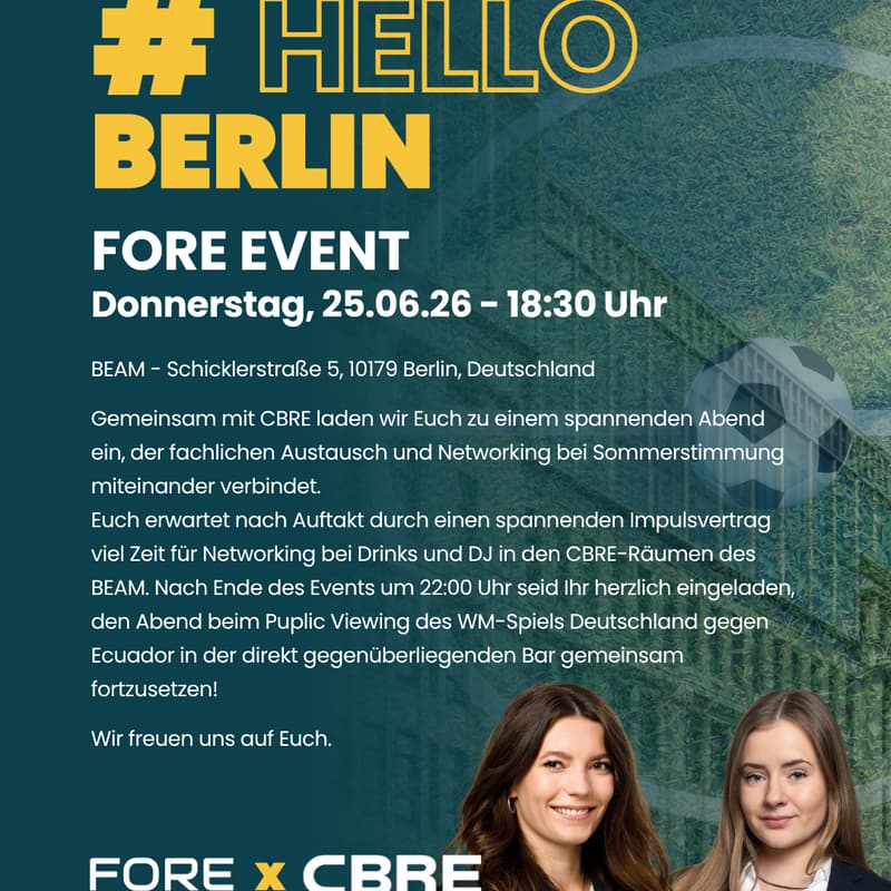 Cover Image for FORE x CBRE