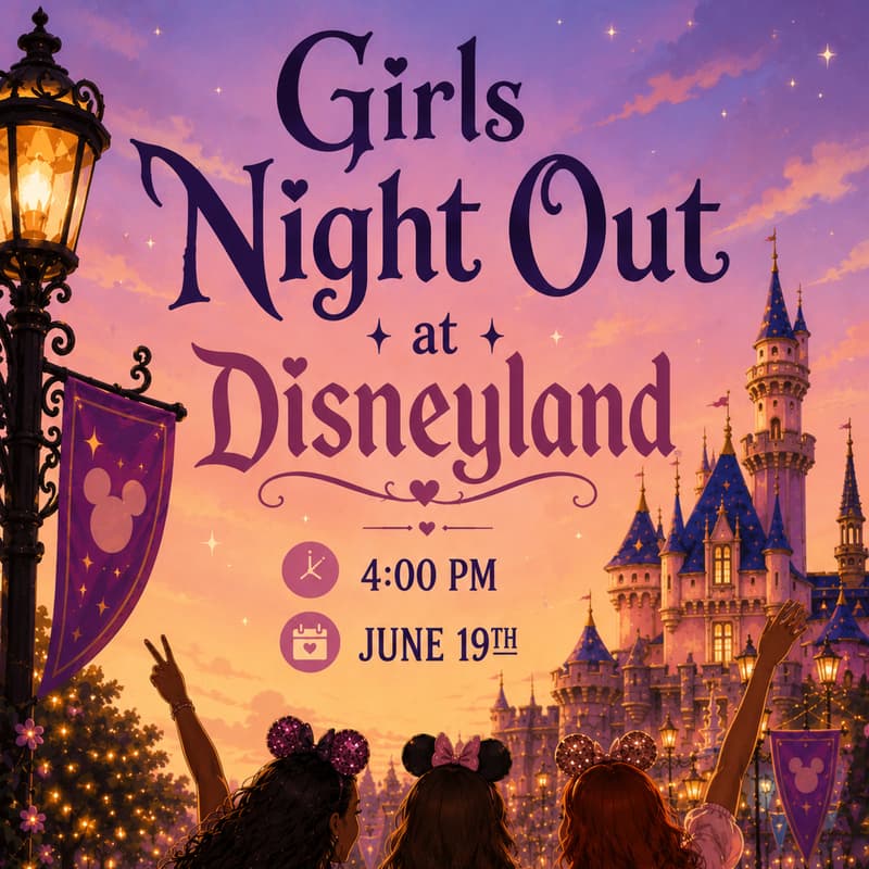 Cover Image for Girls Night Out at Disneyland πποΈ