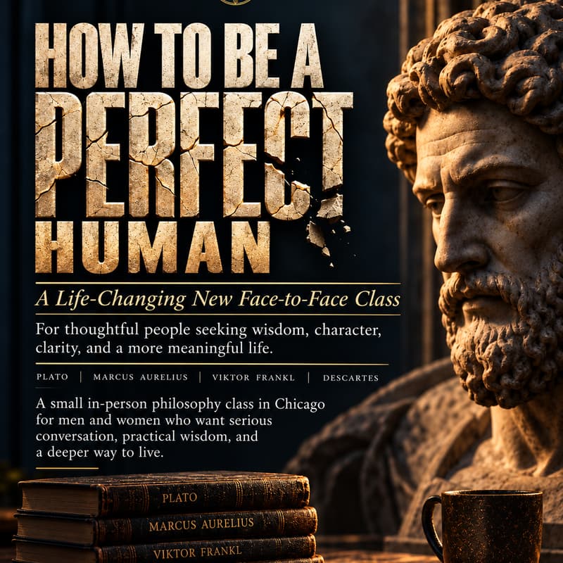 Cover Image for How to Be a Perfect Human | 4 Mondays: Nov 9, 16, 30 & Dec 7
