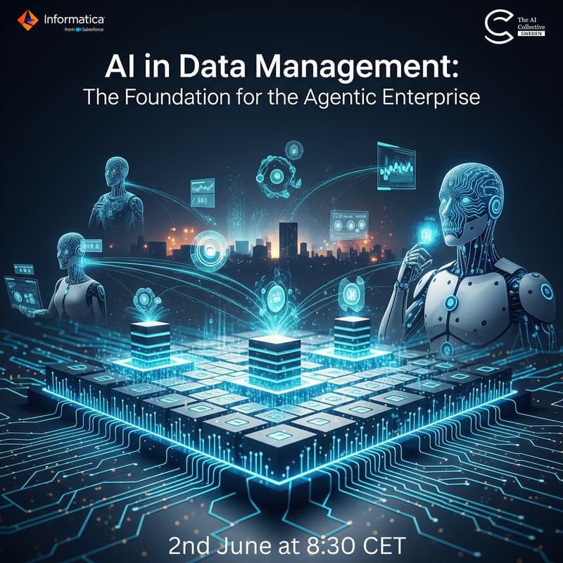 Cover Image for AI in Data Management | AI Collective Sweden | Informatica from Salesforce | Salesforce