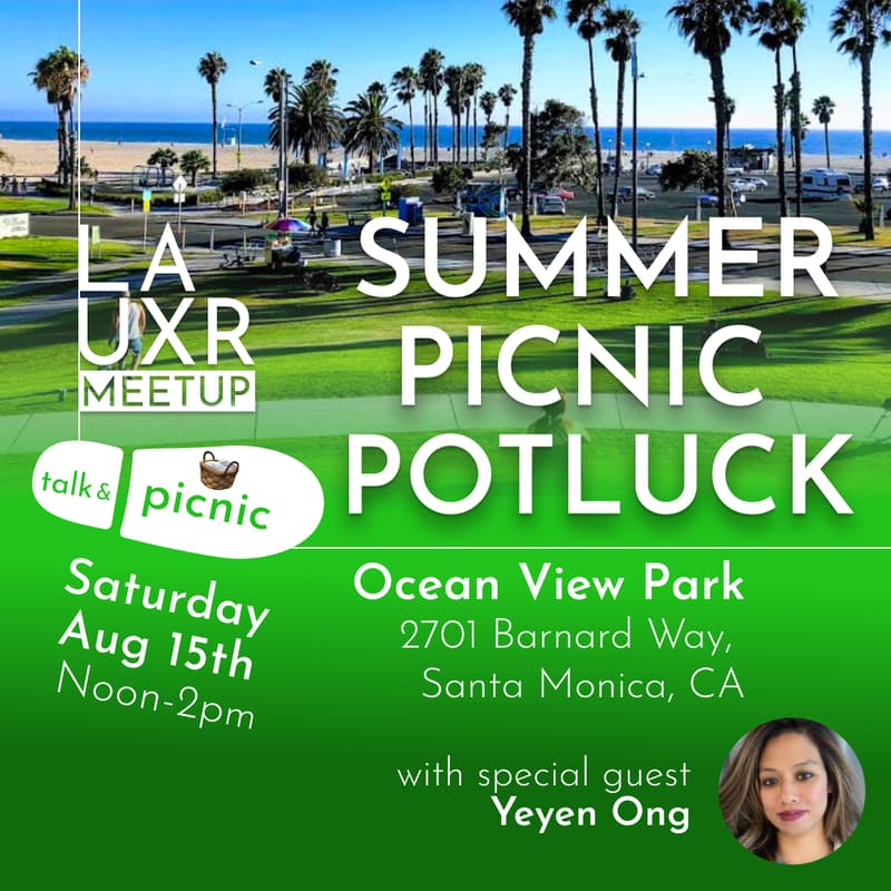 Cover Image for Summer Picnic Potluck w/LA UXR Meetup