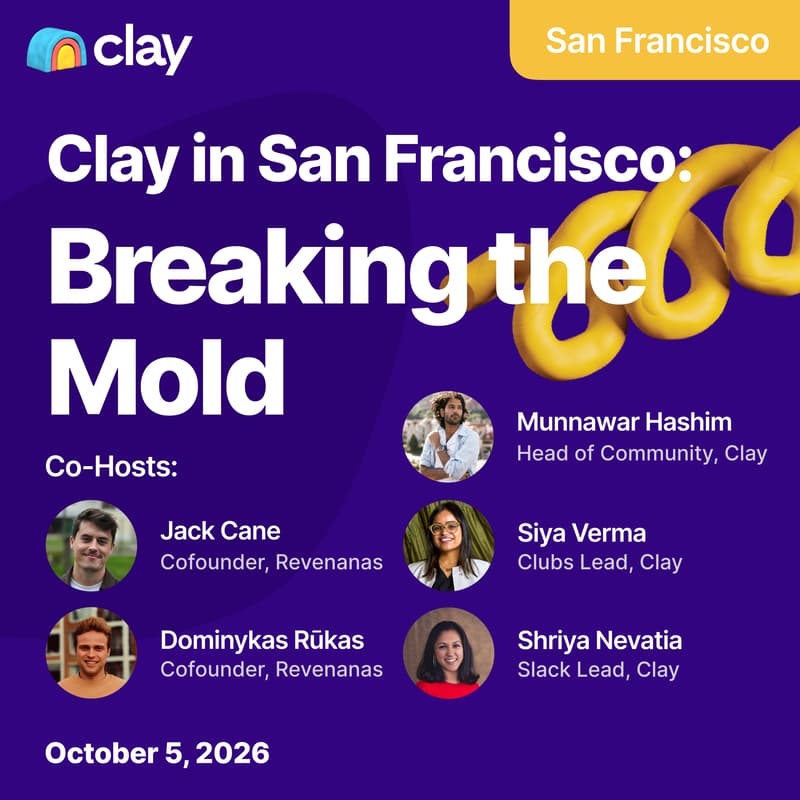 Cover Image for Clay in San Francisco: Breaking the Mold π₯