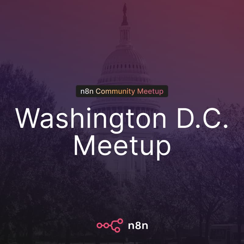 Cover Image for n8n Washington D.C. Community Meetup