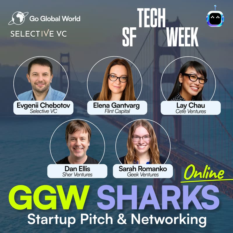 Cover Image for GGW Sharks. AI Founders & Investors - #SFTechWeek