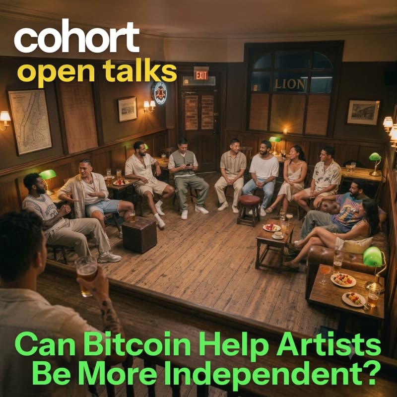Cover Image for OPEN TALKS - Can Bitcoin Help Artists Be More Independent?