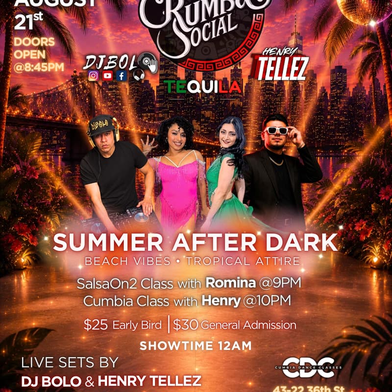Cover Image for La Rumba Social: Summer After Dark