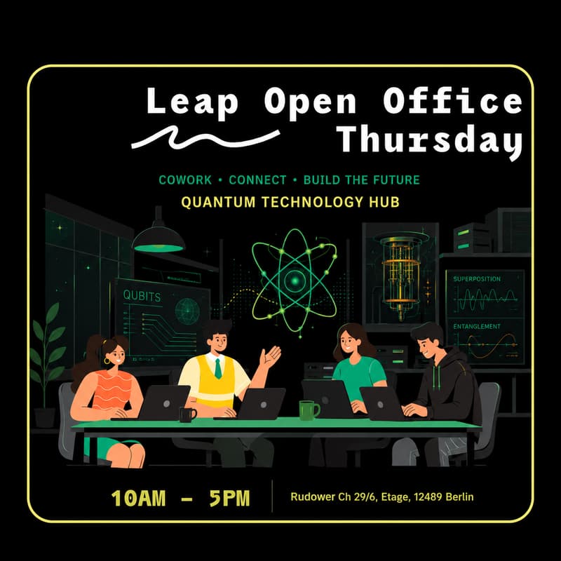 Cover Image for Leap Open Office Day: Co-Working, Coffee & Quantum Vibes