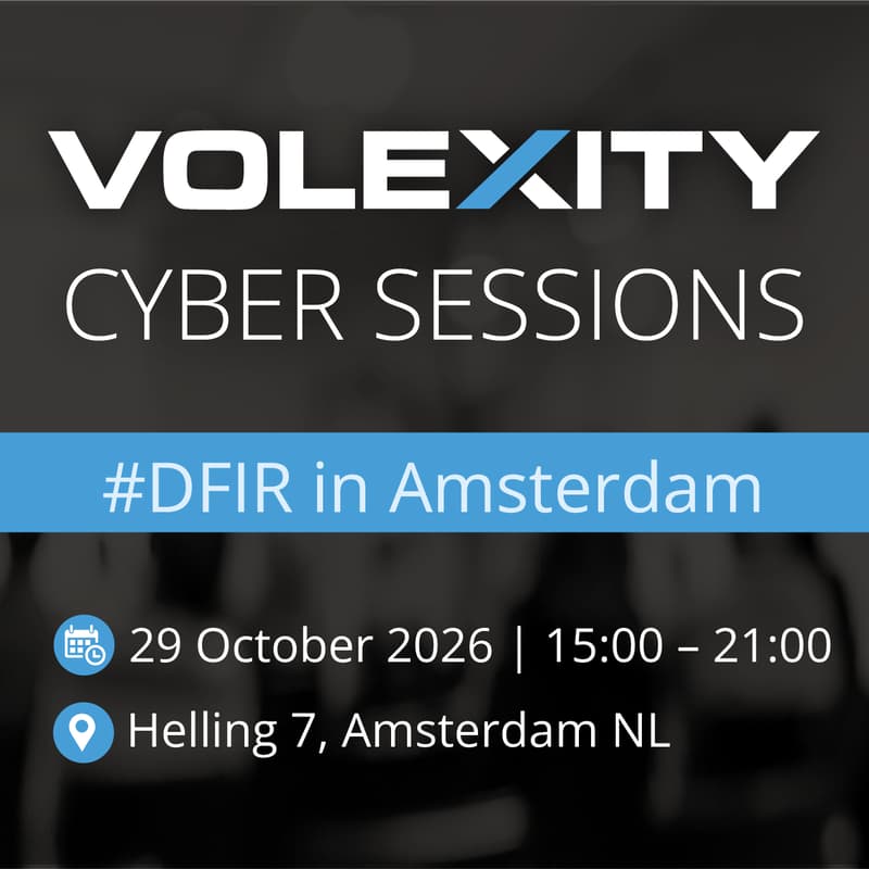 Cover Image for Volexity Cyber Sessions – Amsterdam | October 2026