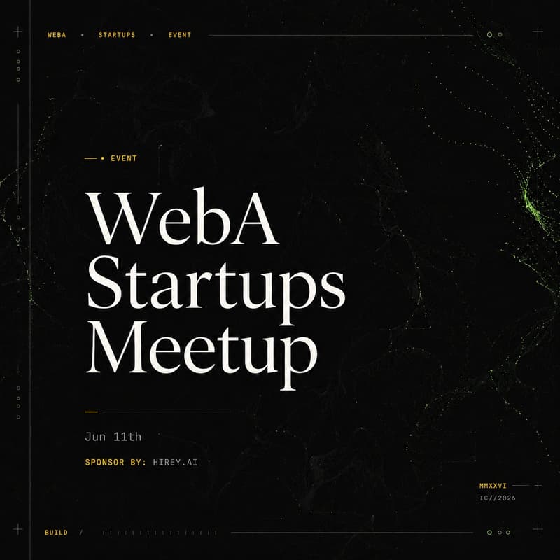 Cover Image for WEB A.0: 50 Agent-Native Startups - Open Registration