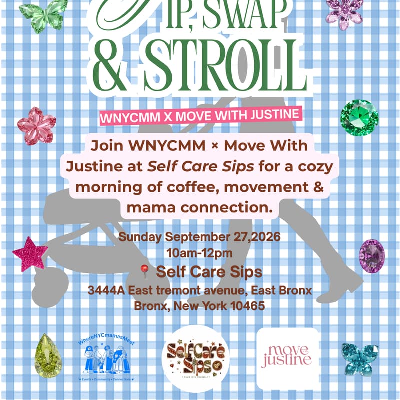 Cover Image for Sip, Swap & Stroll