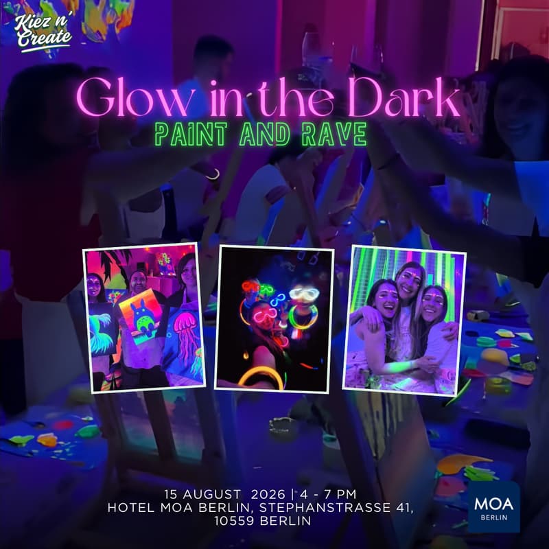 Cover Image for ✨Glow-in-the-Dark: Paint and Rave 🎨🕺