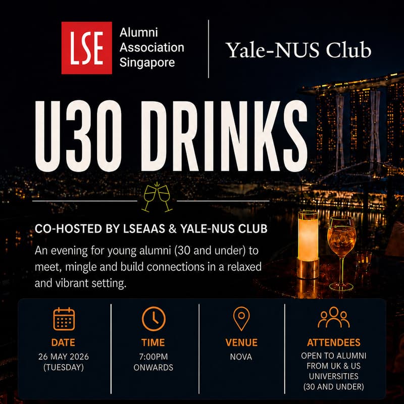 Cover Image for U30 Drinks: LSEAAS x Yale-NUS Club