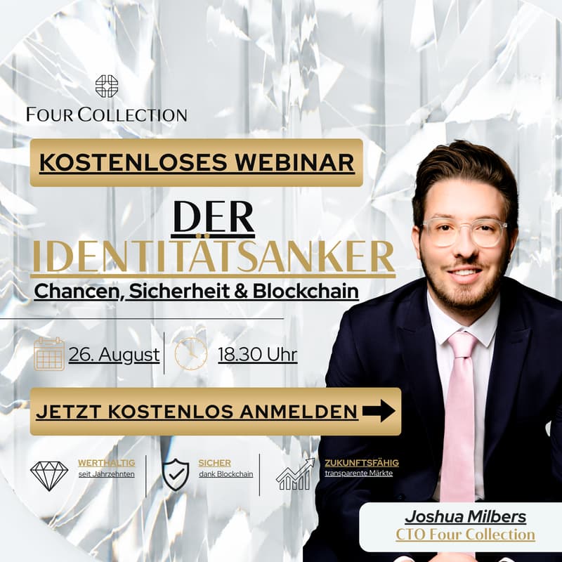 Cover Image for Four Collection Webinar - Joshua Milbers: Der Identitätsanker