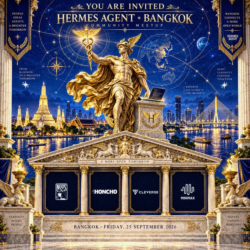 Cover Image for Hermes Agent Meetup · Bangkok