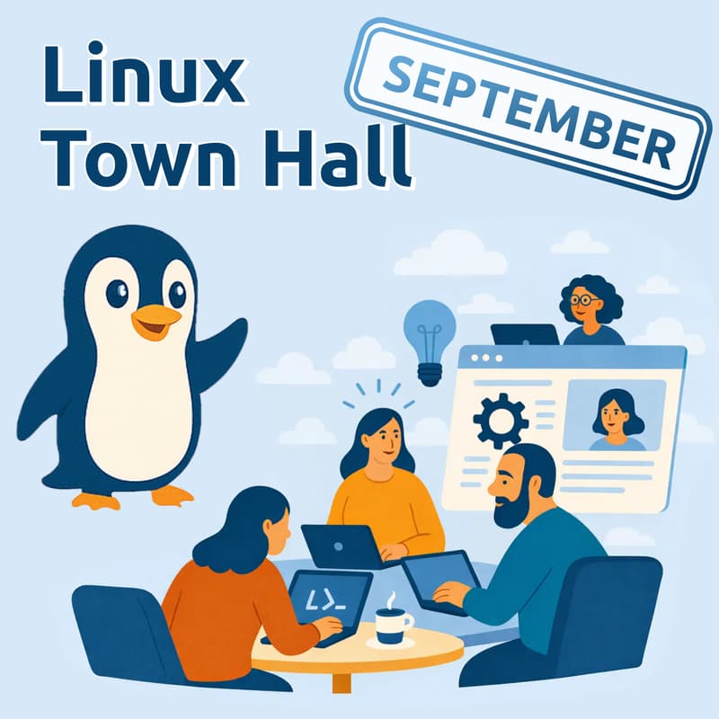 Cover Image for Linux Town Hall - September
