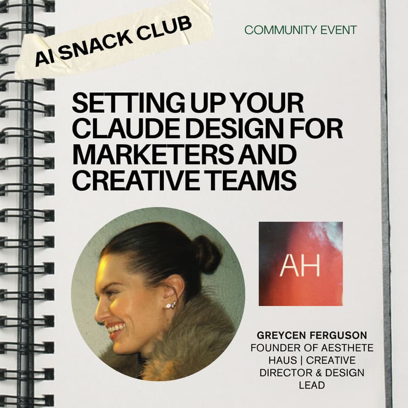 Cover Image for Setting up your Claude Design for Marketers and Creative Teams