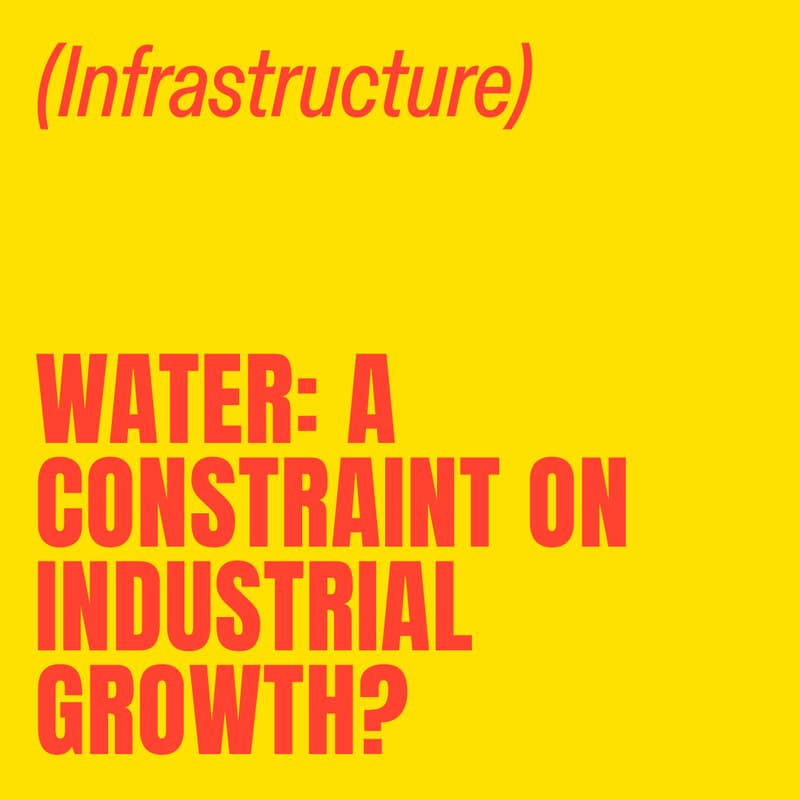 Cover Image for Water: A Constraint on Industrial Growth?