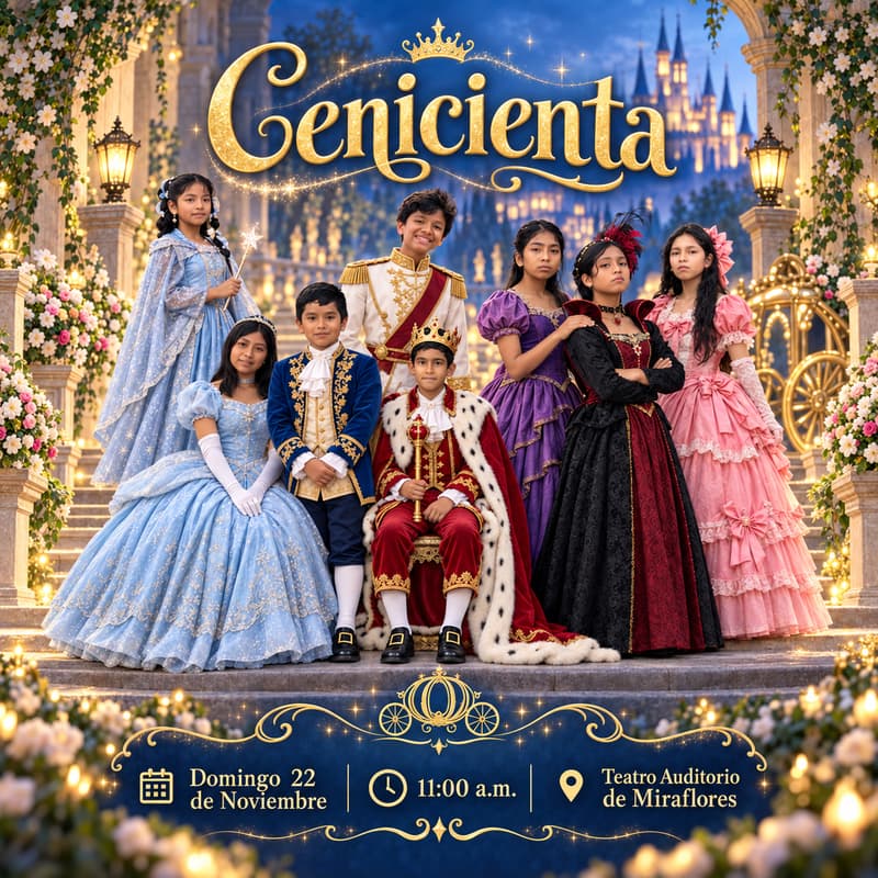 Cover Image for 👑 Cenicienta | Obra Teatral