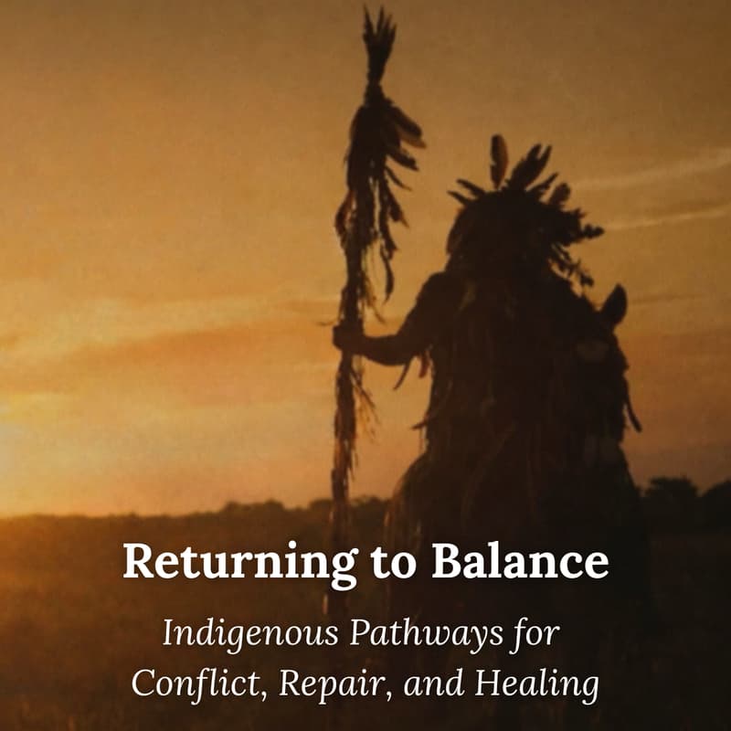 Cover Image for Returning to Balance: Indigenous Pathways for Conflict, Repair, and Healing