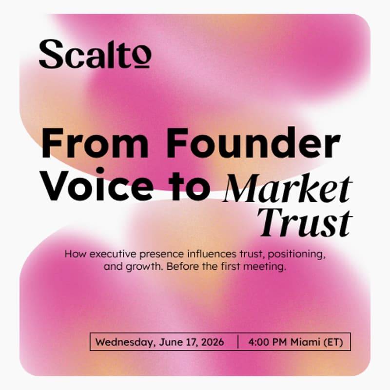 Cover Image for From Founder Voice to Market Trust