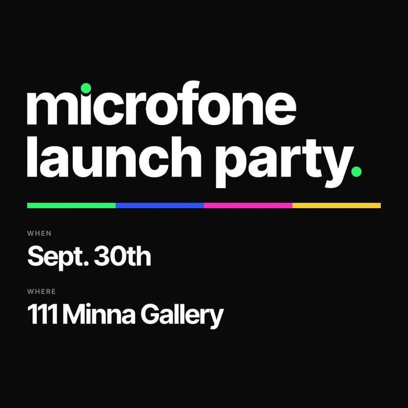 Cover Image for Microfone π€ Launch π Party πͺ©