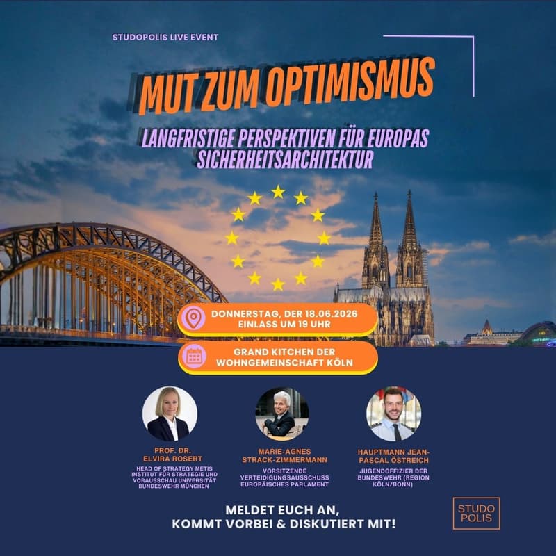 Cover Image for Mut zum Optimismus: Langfristige Perspektiven für Europas Sicherheitsarchitektur
