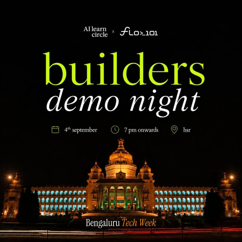 Cover Image for Builders demo night : September Edition