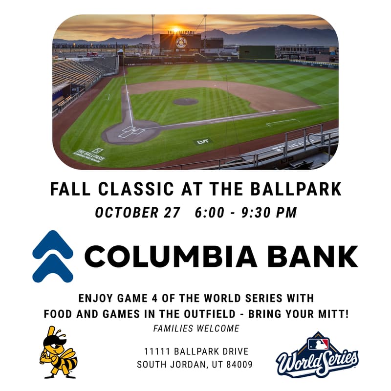 Cover Image for Fall Classic at the Ballpark | Columbia Bank