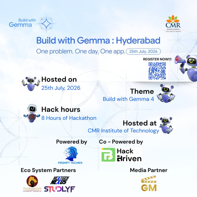 Cover Image for Build with Gemma: Hyderabad